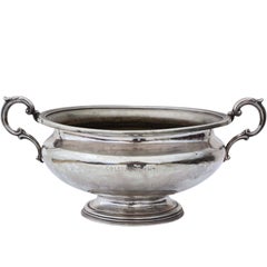 Antique Large Silver Plate Tureen Bowl Elkington & Co. Camb Uni