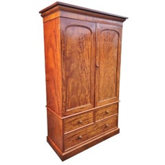 Mahogany Wardrobe, English, circa 1860