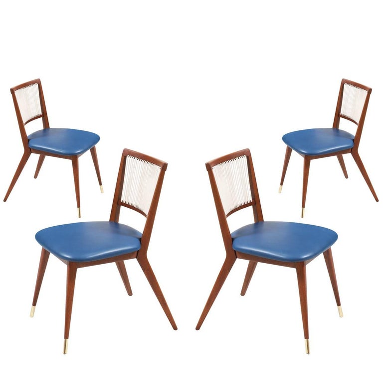 Woven Danish Cord and Hardwood Rian Low Back Chair, Dining, Office, Mid