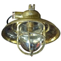 Brass Cargo Lamp