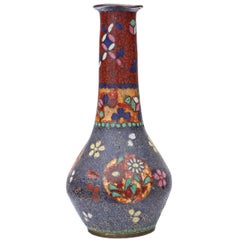 Antique 19th Century Japanese Oriental Vase Cloisonne