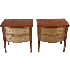 Pair of Fine Decorated Theodore Alexander Side Tables