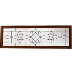 Victorian Transom Window with Beveled Glass