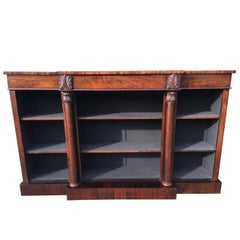 Rosewood  Open Bookcase, English, Circa 1840