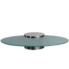 Hoop Cantilevered Low Cocktail Table by J. Wade Beam for Brueton