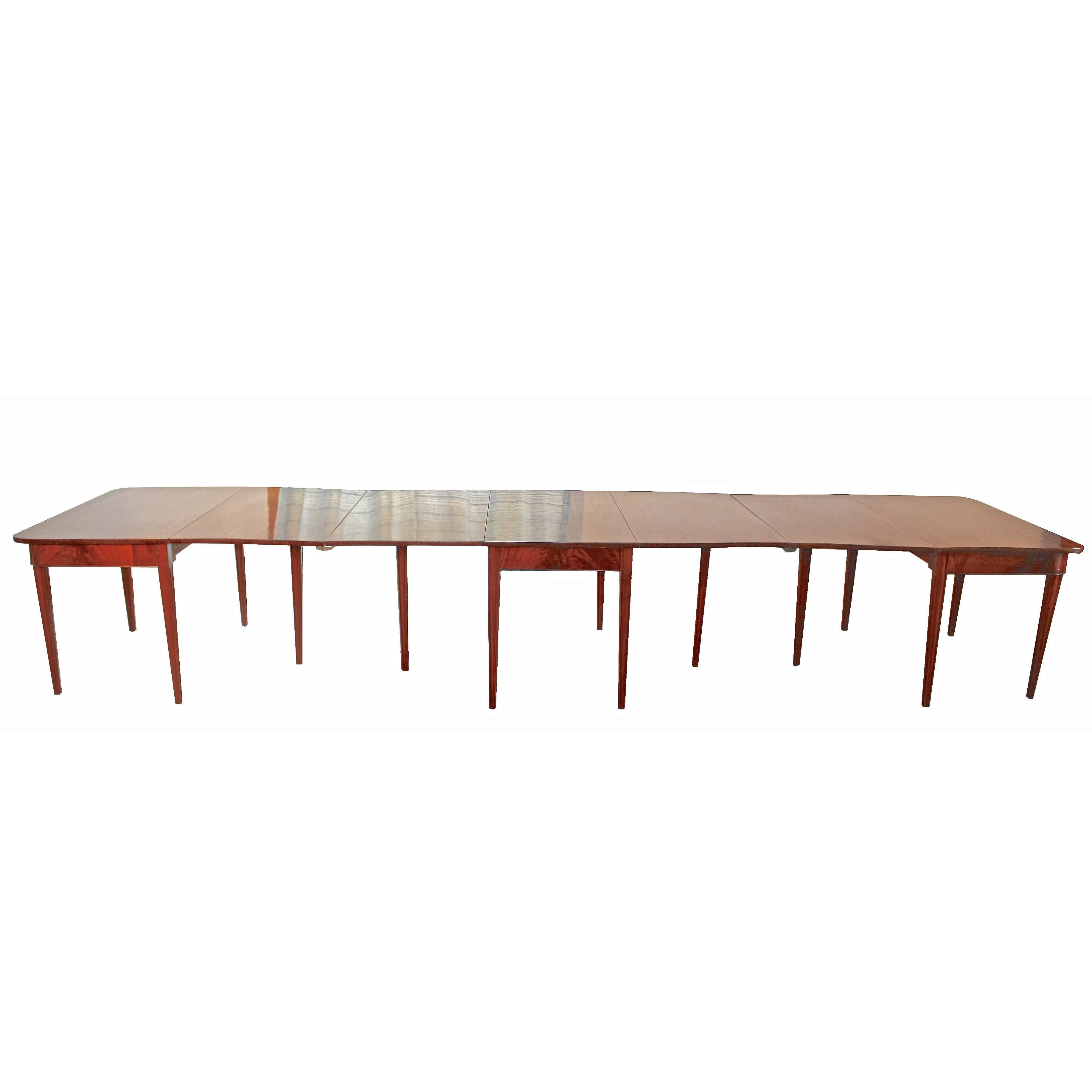 American Federal Revival Banquet Table For Sale