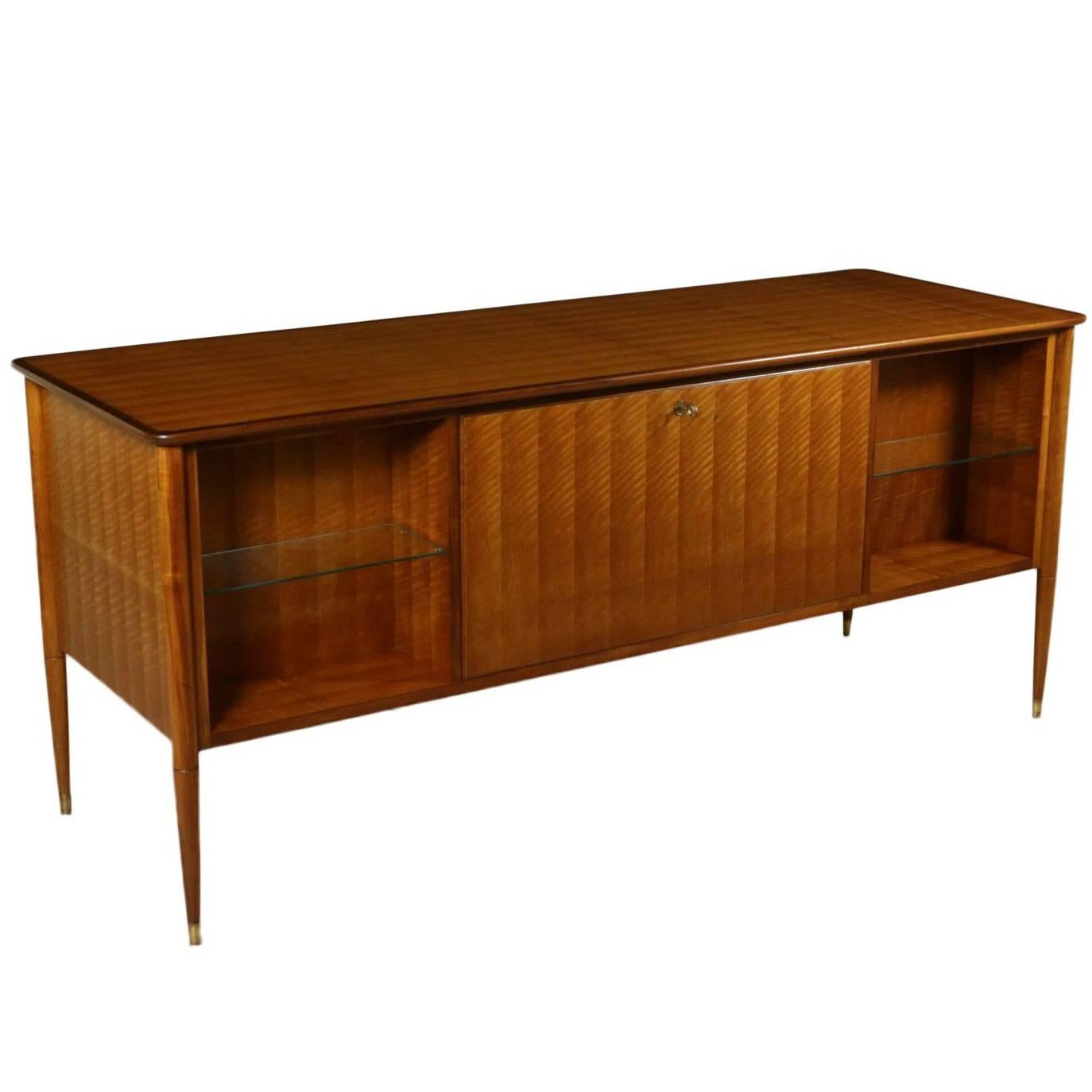 Furniture by Paolo Buffa for Arrighi Stefano Mahogany Veneer Vintage, 1950s