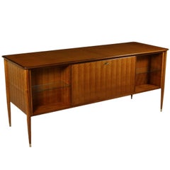 Furniture by Paolo Buffa for Arrighi Stefano Mahogany Veneer Vintage, 1950s