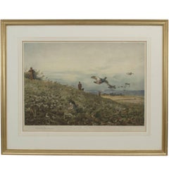 Antique Partridge Shooting