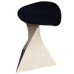 Audrey Black Stool by Mauro Dell'orco
