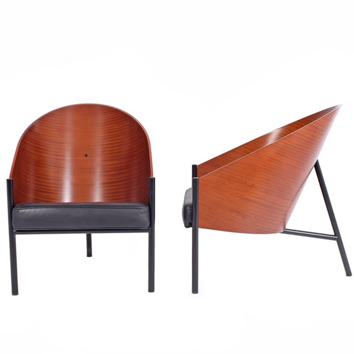 Pair of "Pratfall" Easy Chairs by Philippe Starck for Driade Aleph