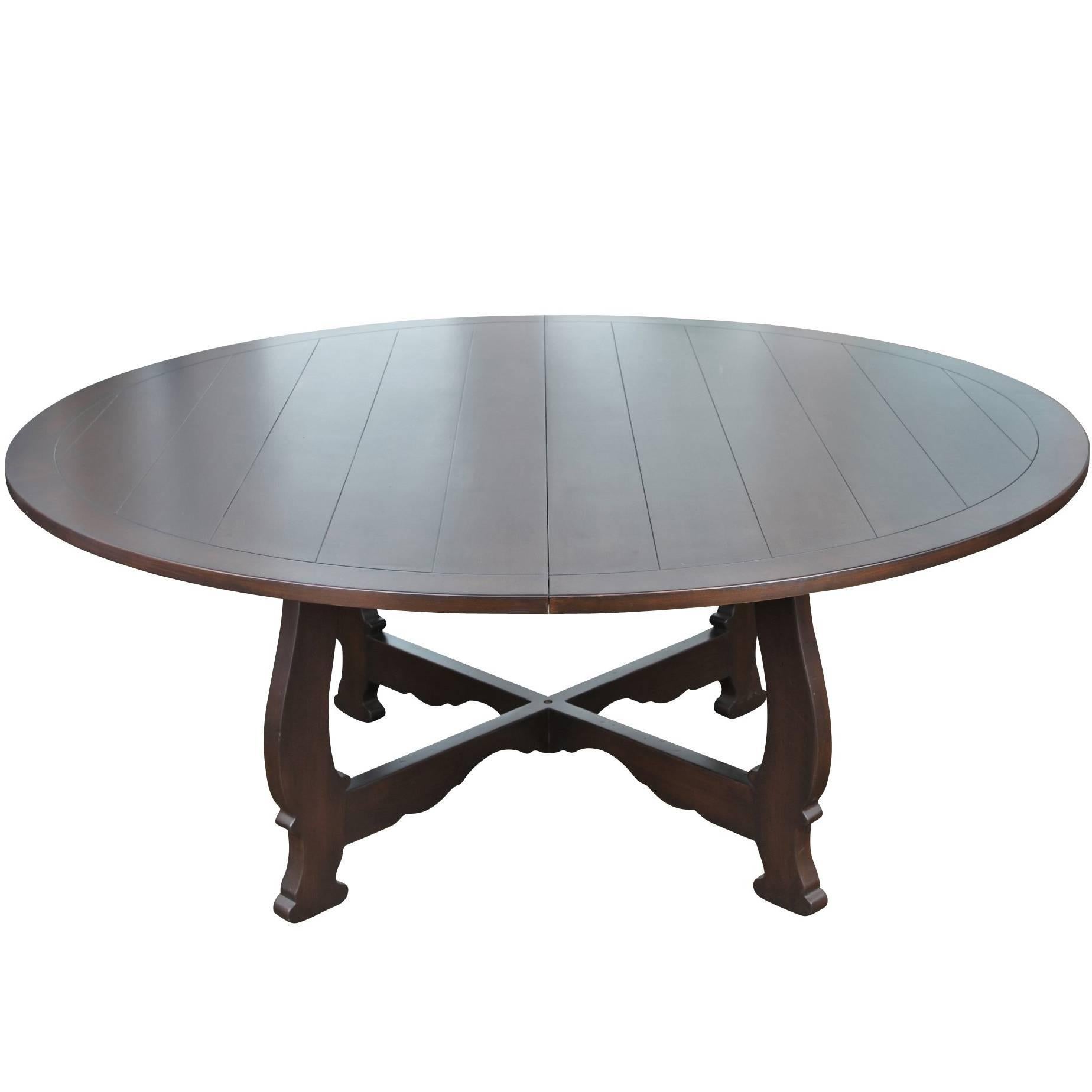 Large-Scale Round Dining Table