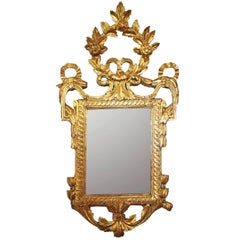 Antique 18th Century Charles IV of Spain Gold Guilded Neoclassical Mirror