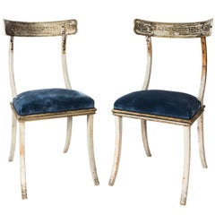 Pair of 19th century Swedish Klismos Chairs