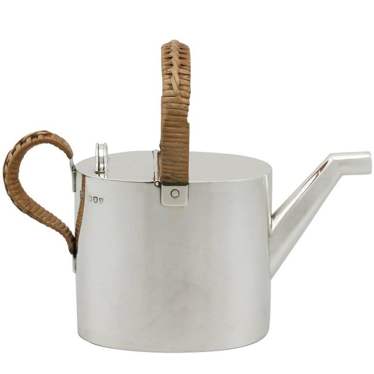 Art deco Danish Silver Watering Can at 1stdibs
