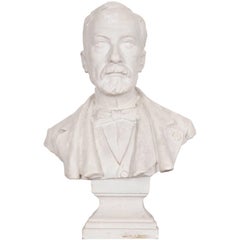 French, 19th Century Plaster of Louis Pasteur