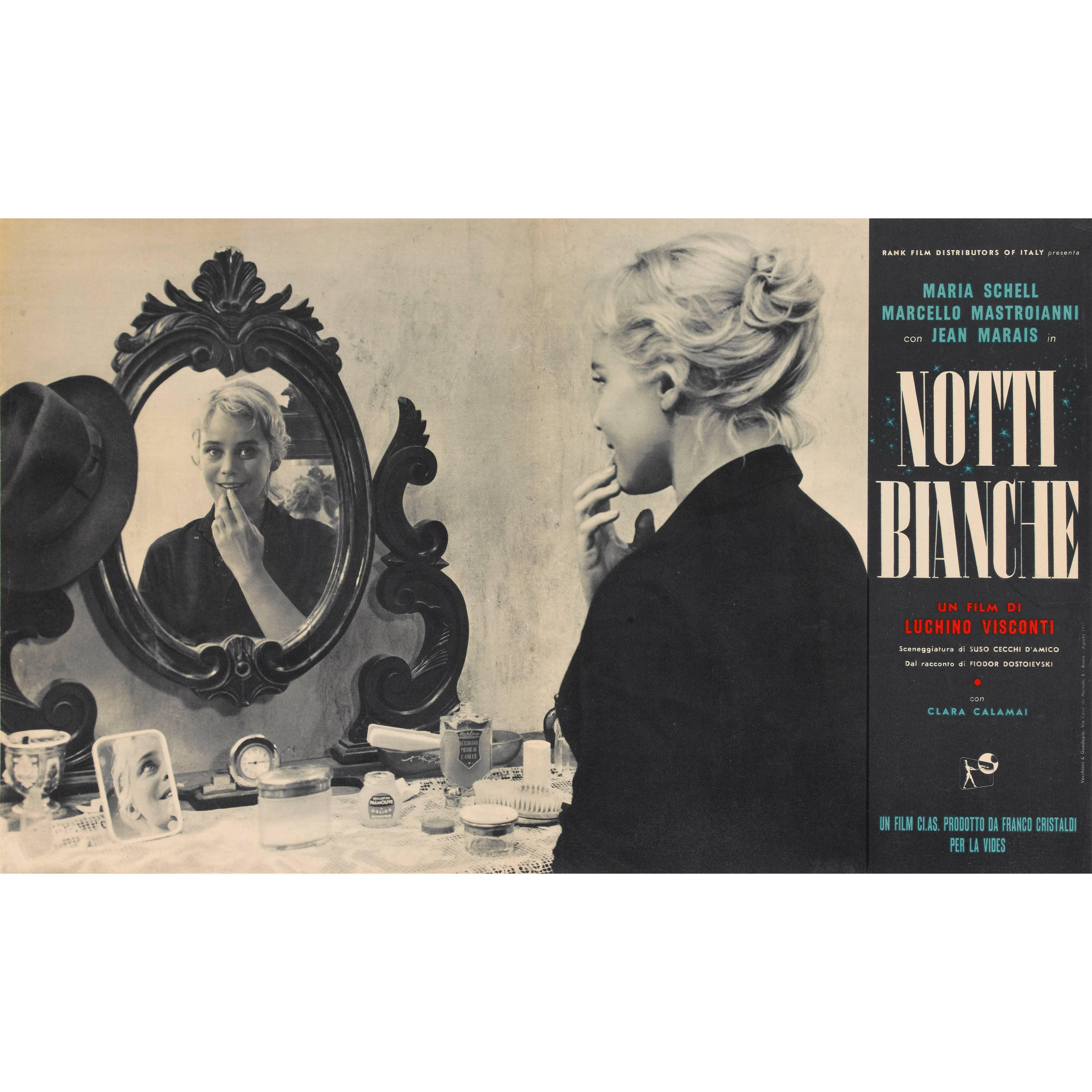 La Notti Bianche / White Nights, Original italienisches Filmplakat im Angebot