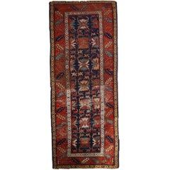 Handmade Antique Caucasian Karabagh Rug, 1880s