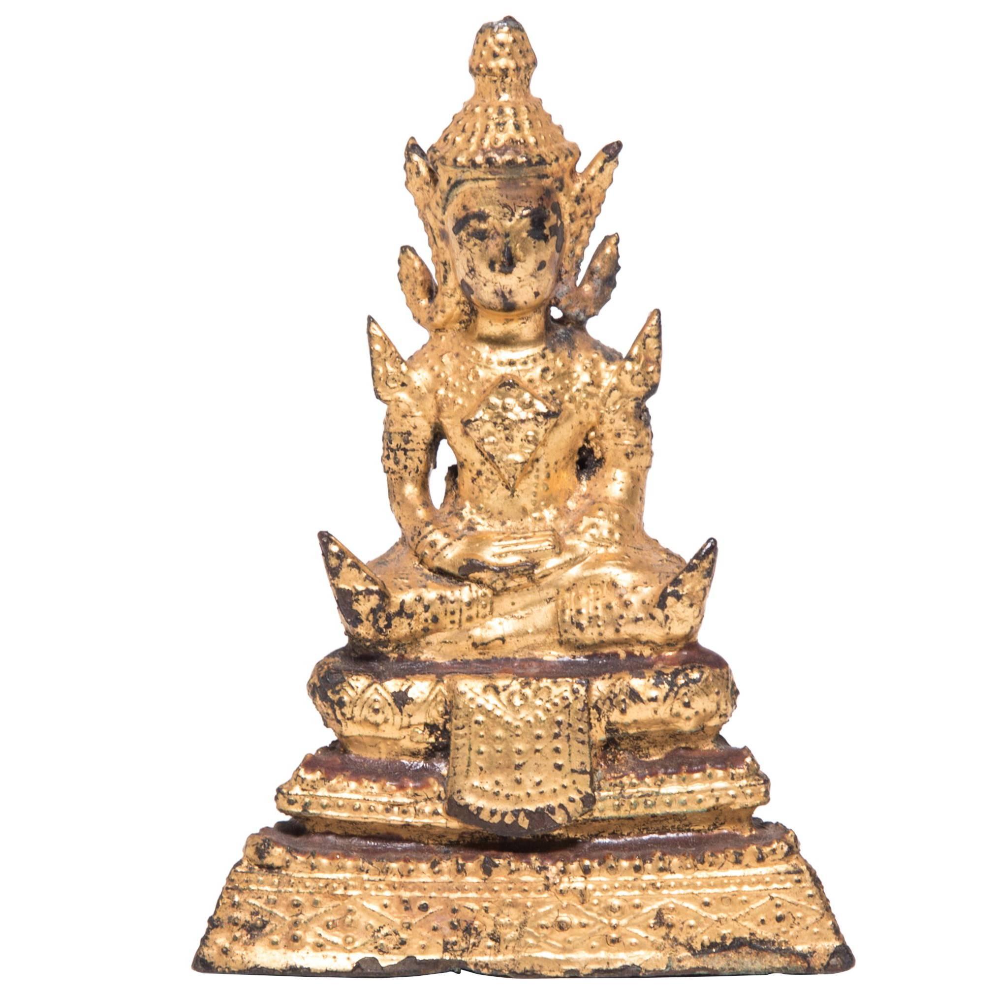 Thai Gilt Buddha Figure