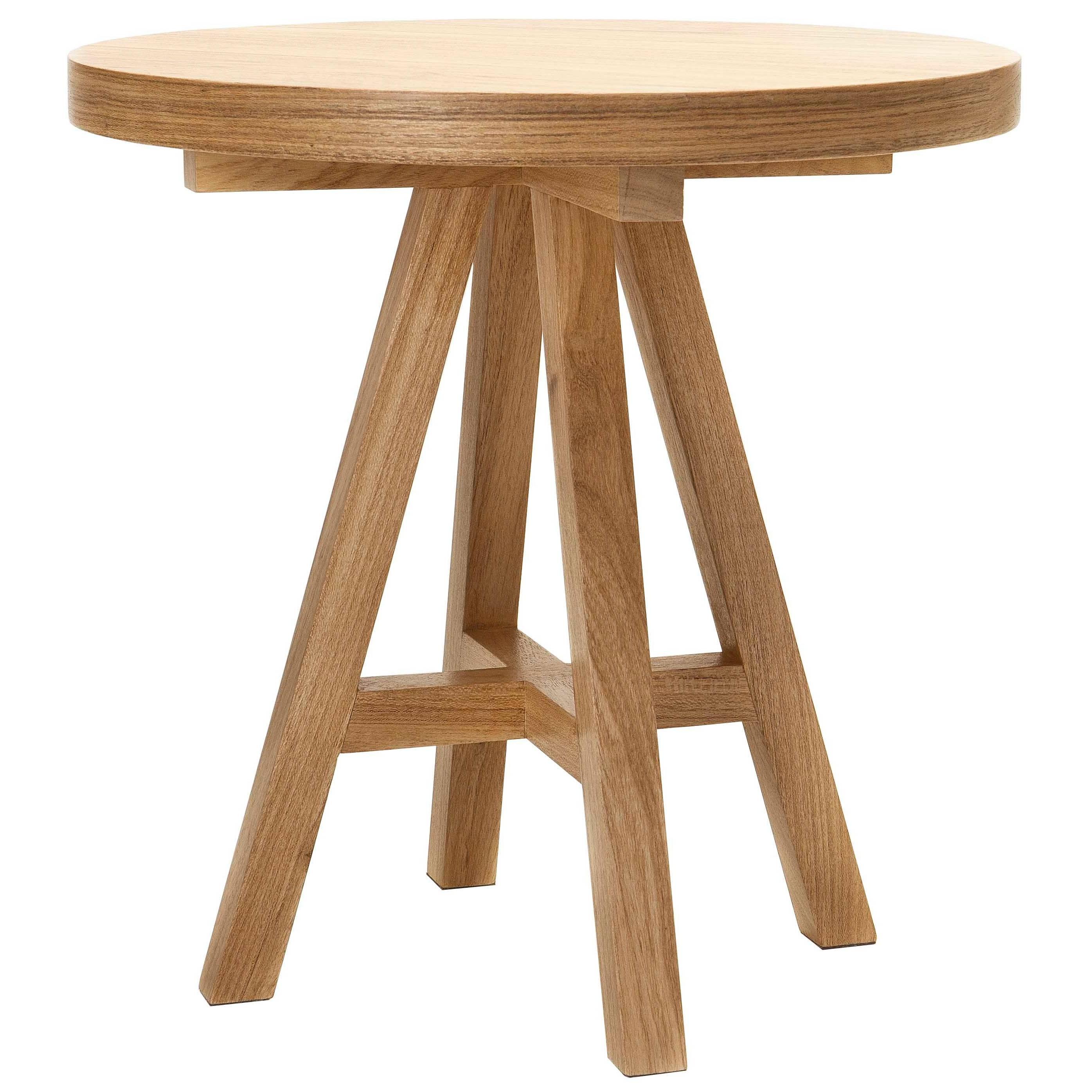 Hardwood Side Table, Contemporary Brazilian Design