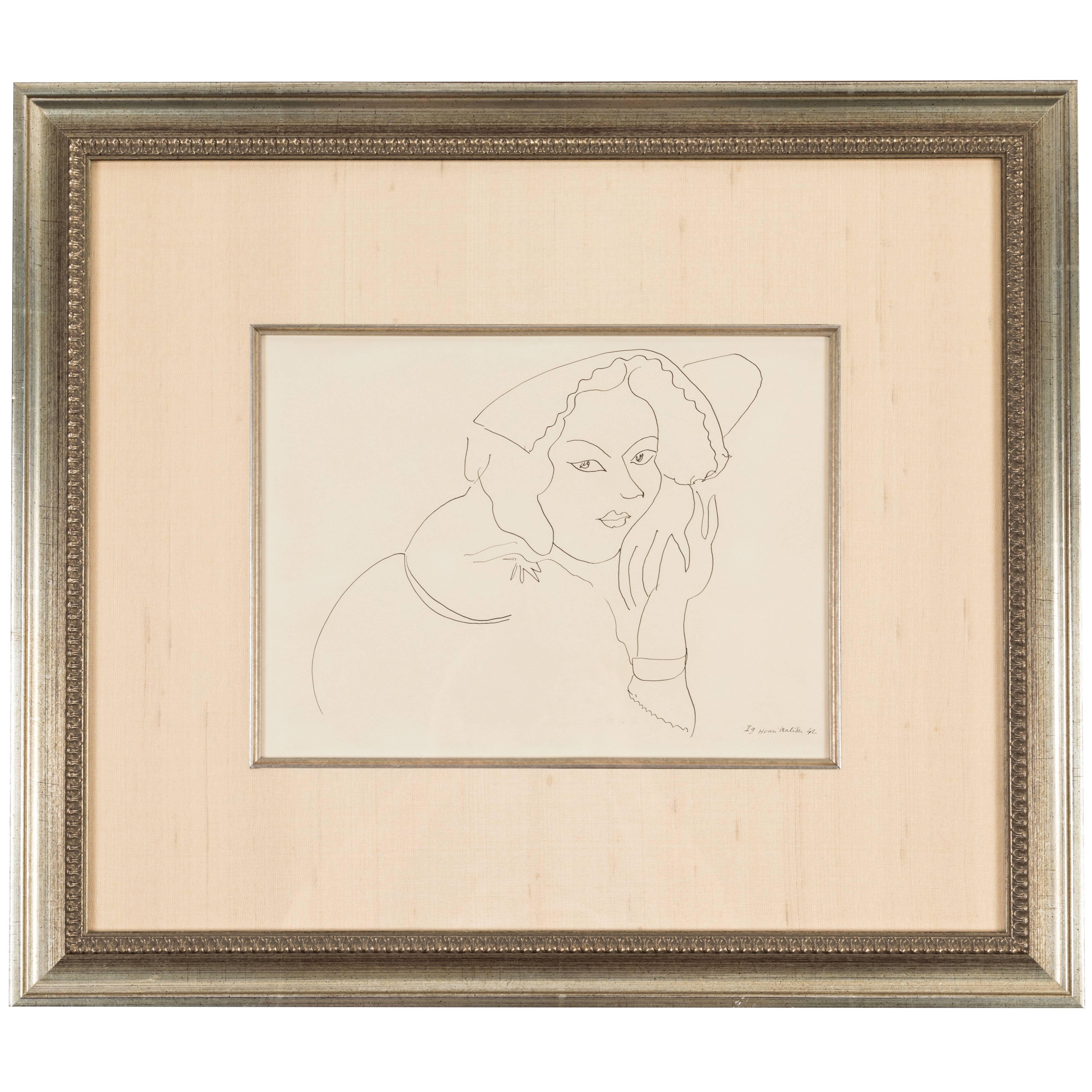 Lithograph after a Henri Matisse Drawing
