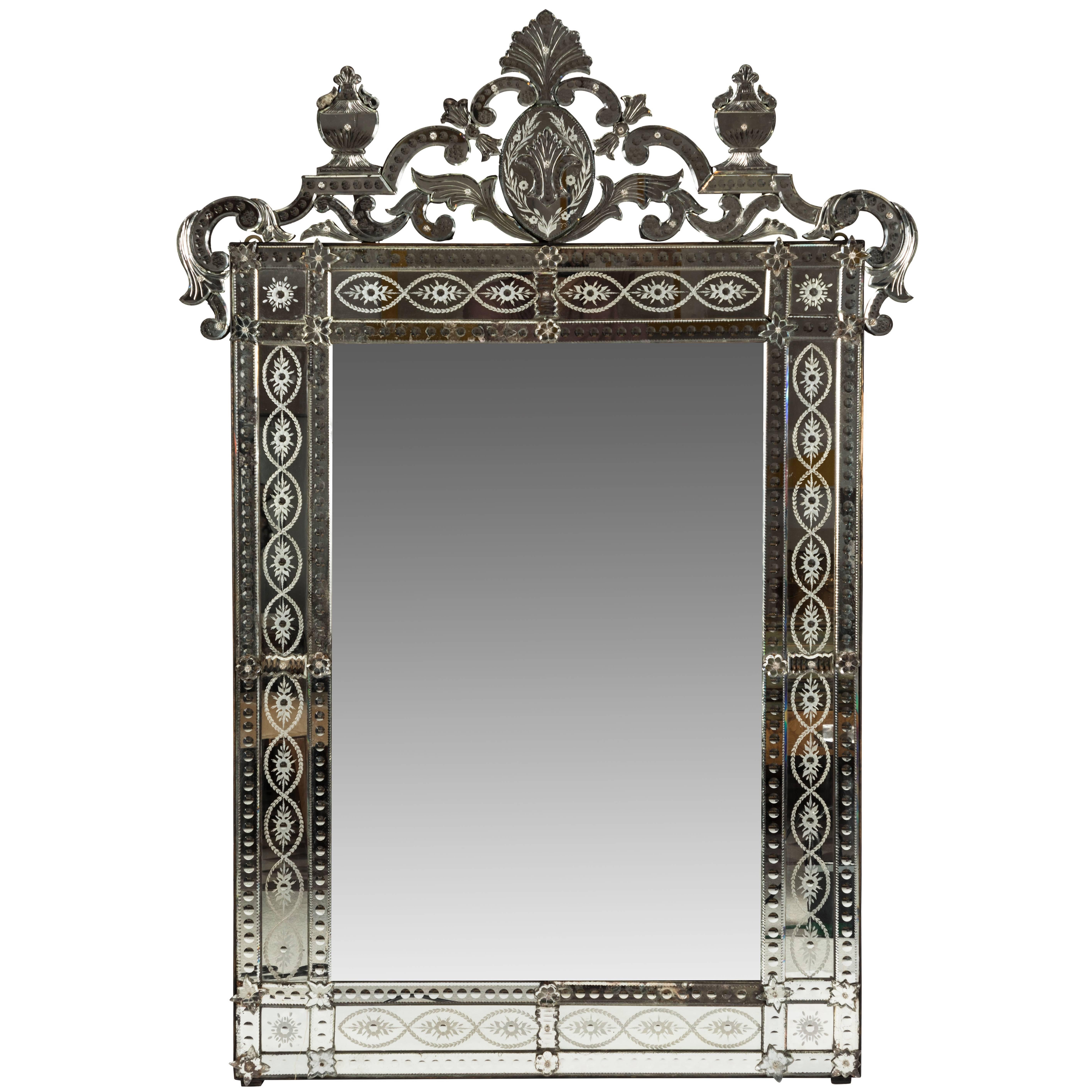 Large and Stunning Venetian Mirror