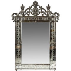 Antique Large and Stunning Venetian Mirror