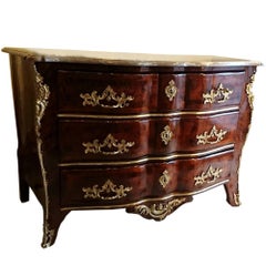 French Regence Period Four-Drawer Rosewood Commode, circa 1725