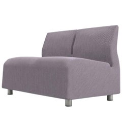 21st Century Two-Seat Upholstered Sofa Lily Conversation Satyendra Pakhale