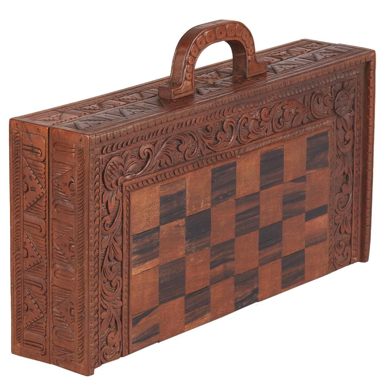 Checker's Game Box in Beechwood, France, 1920s