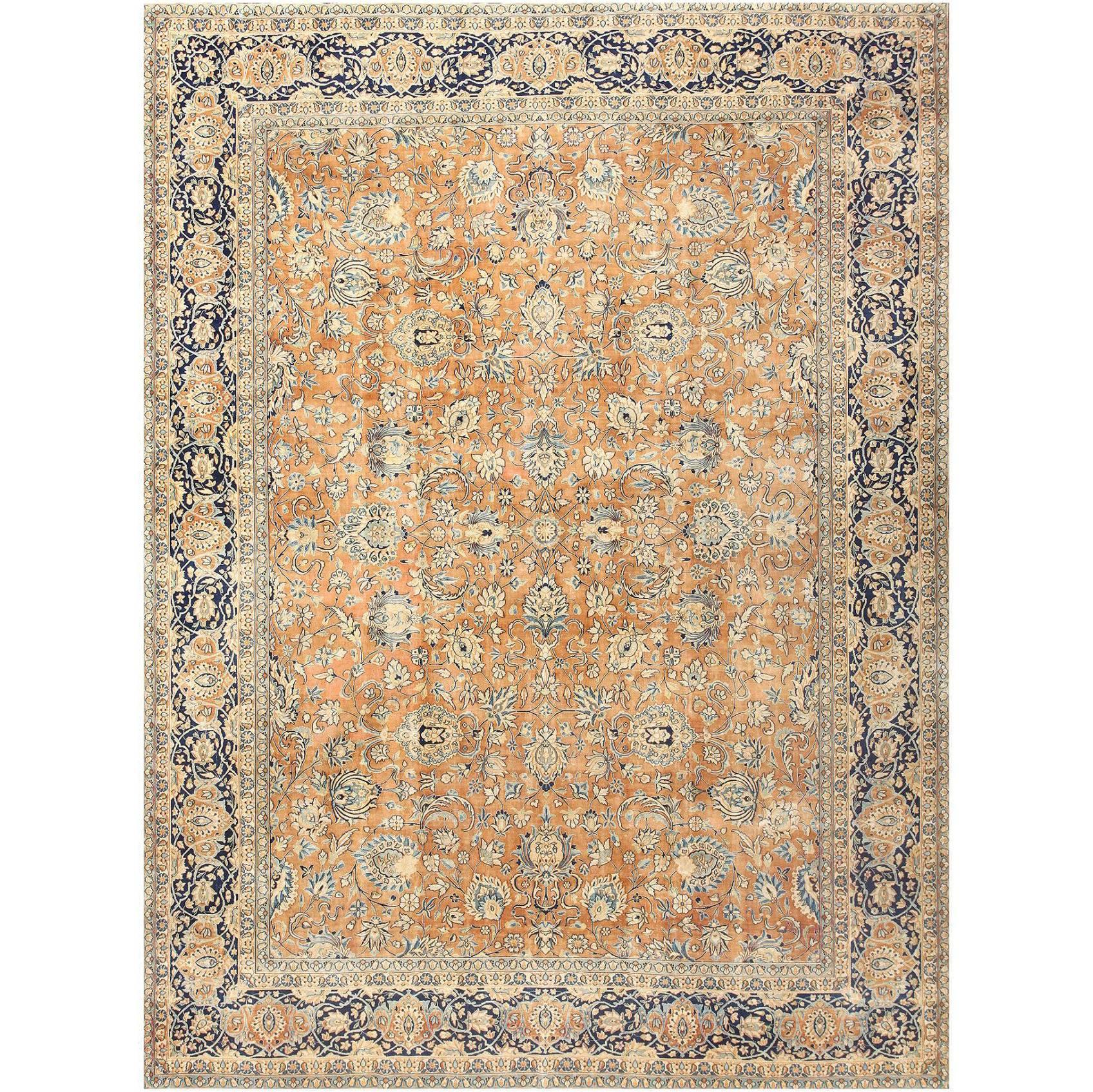 Antique Persian Kerman Carpet 