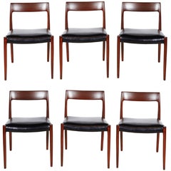 Neils Moller No 77 Dining Chairs, Set of Six