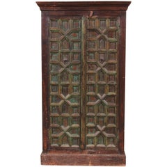 Spanish Style Painted Cabinet