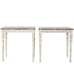 Pair of 19th Century Gustavian Console Tables