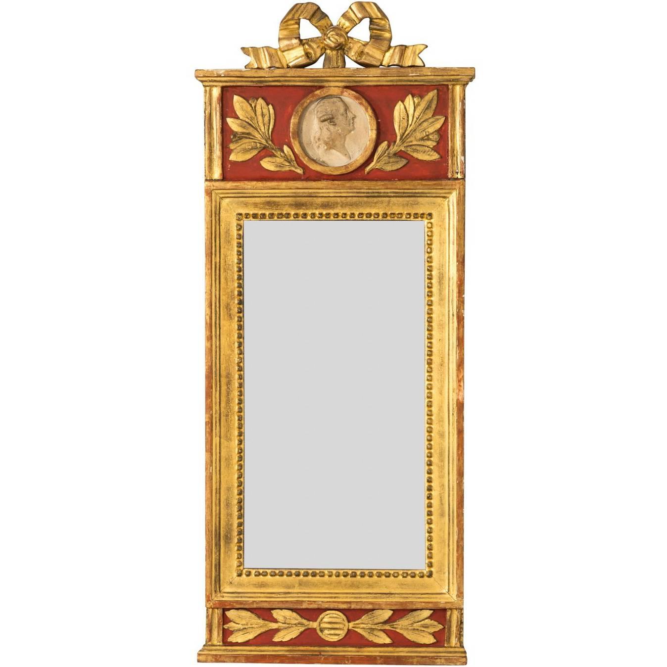 Gustavian Mirror by George Lindberg, circa 1800s