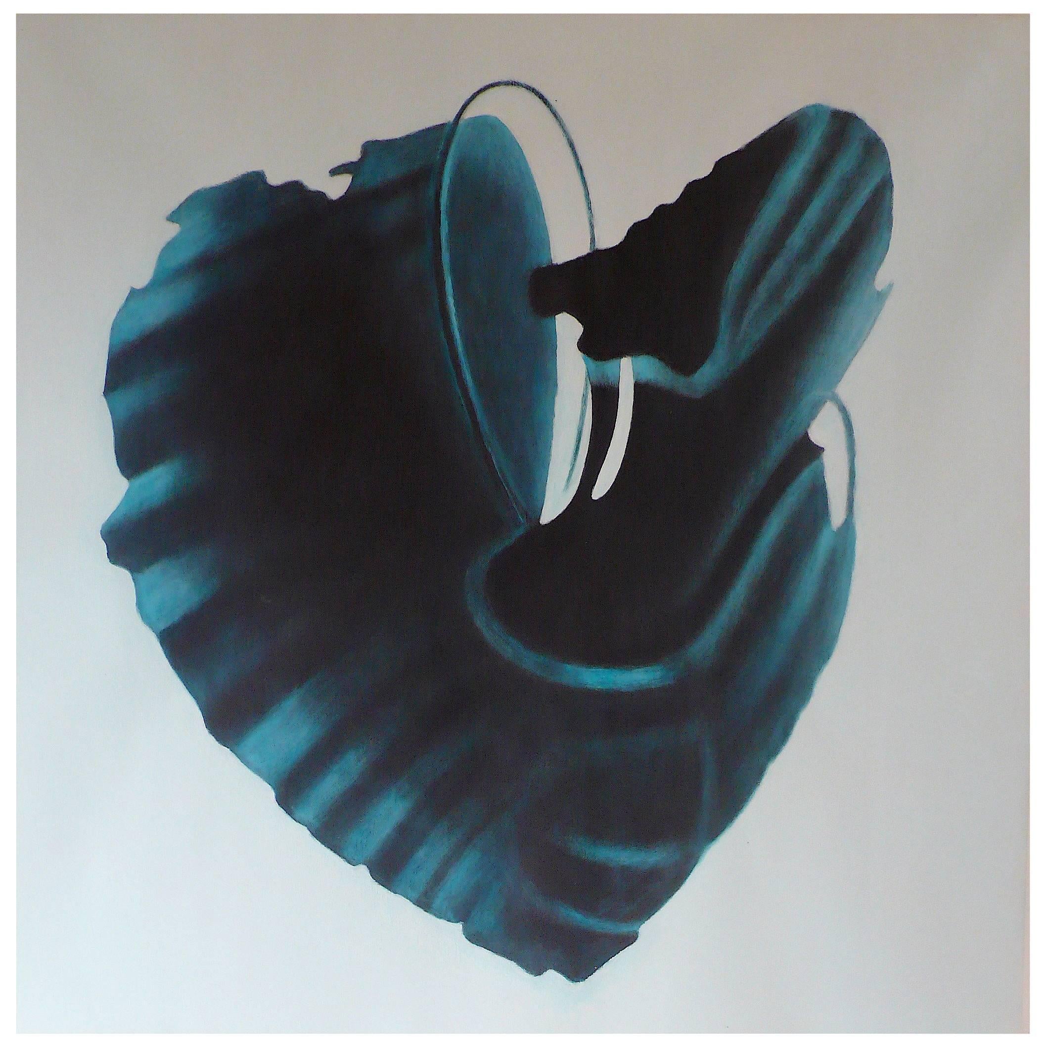 ""Heavenly Body XXV"" von Taeko Mima, Öl auf Leinwand, Gemälde, 1983