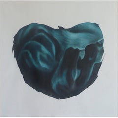 Peinture à l'huile sur toile « Heavenly Body XXX » de Taeko Mima, 1984