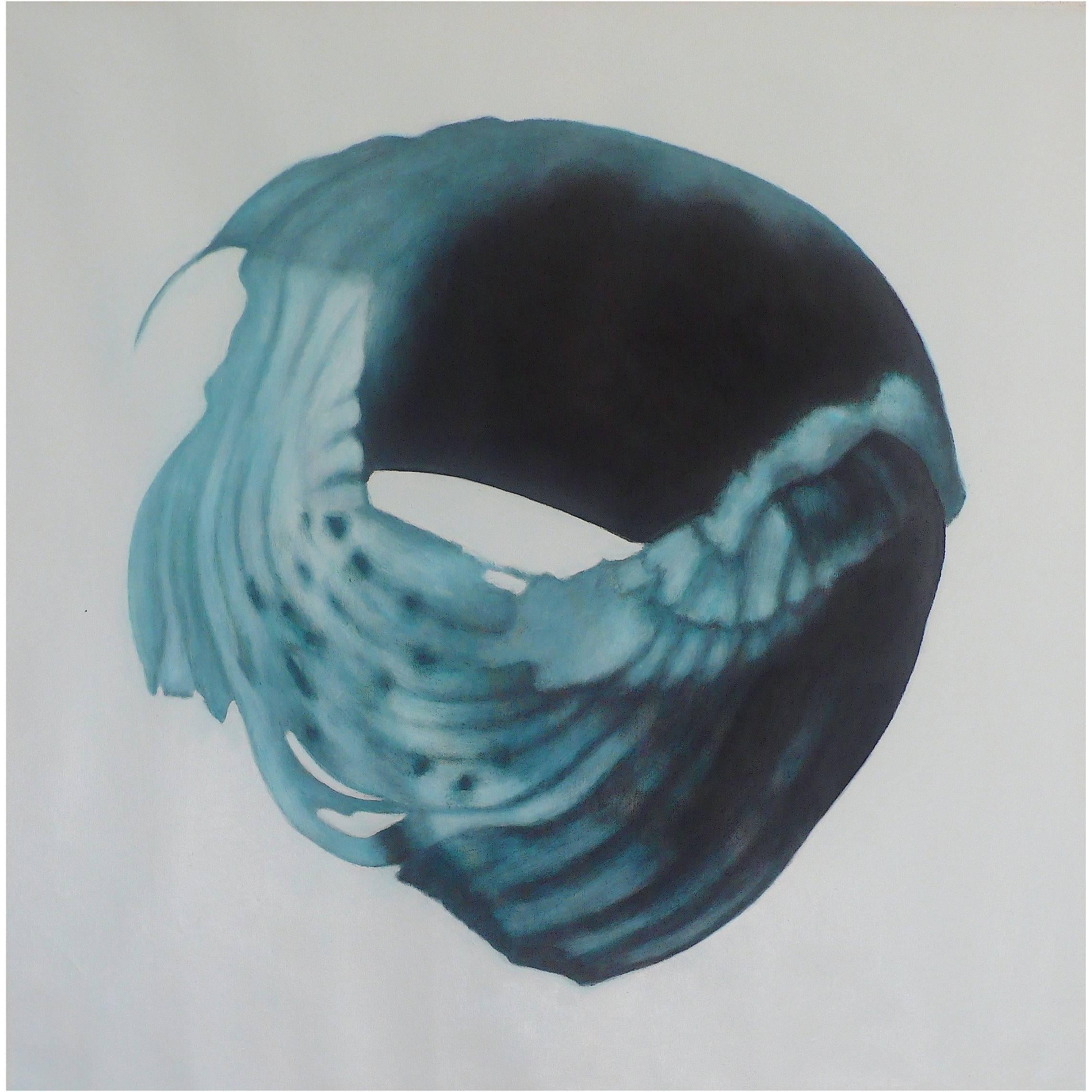 Peinture à l'huile sur toile « Heavenly Body XXXIII » de Taeko Mima, 1985