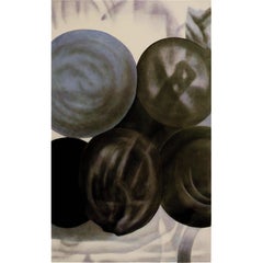 „Stack of watermelons“ von Taeko Mima Öl auf Leinwand Gemälde, 1997
