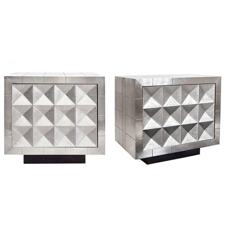 Talitha Nickel Chest With Right Facing Door