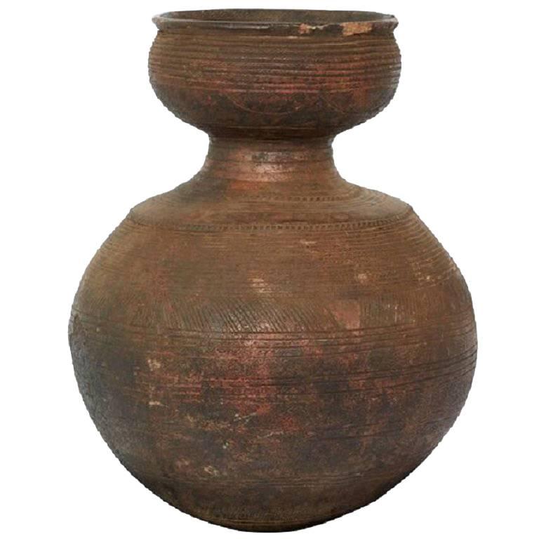 Early 20th Century African Clay Beer Pot