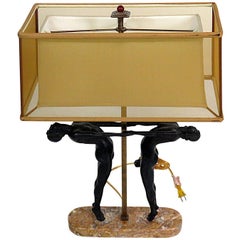 Art Deco Figural Lamp