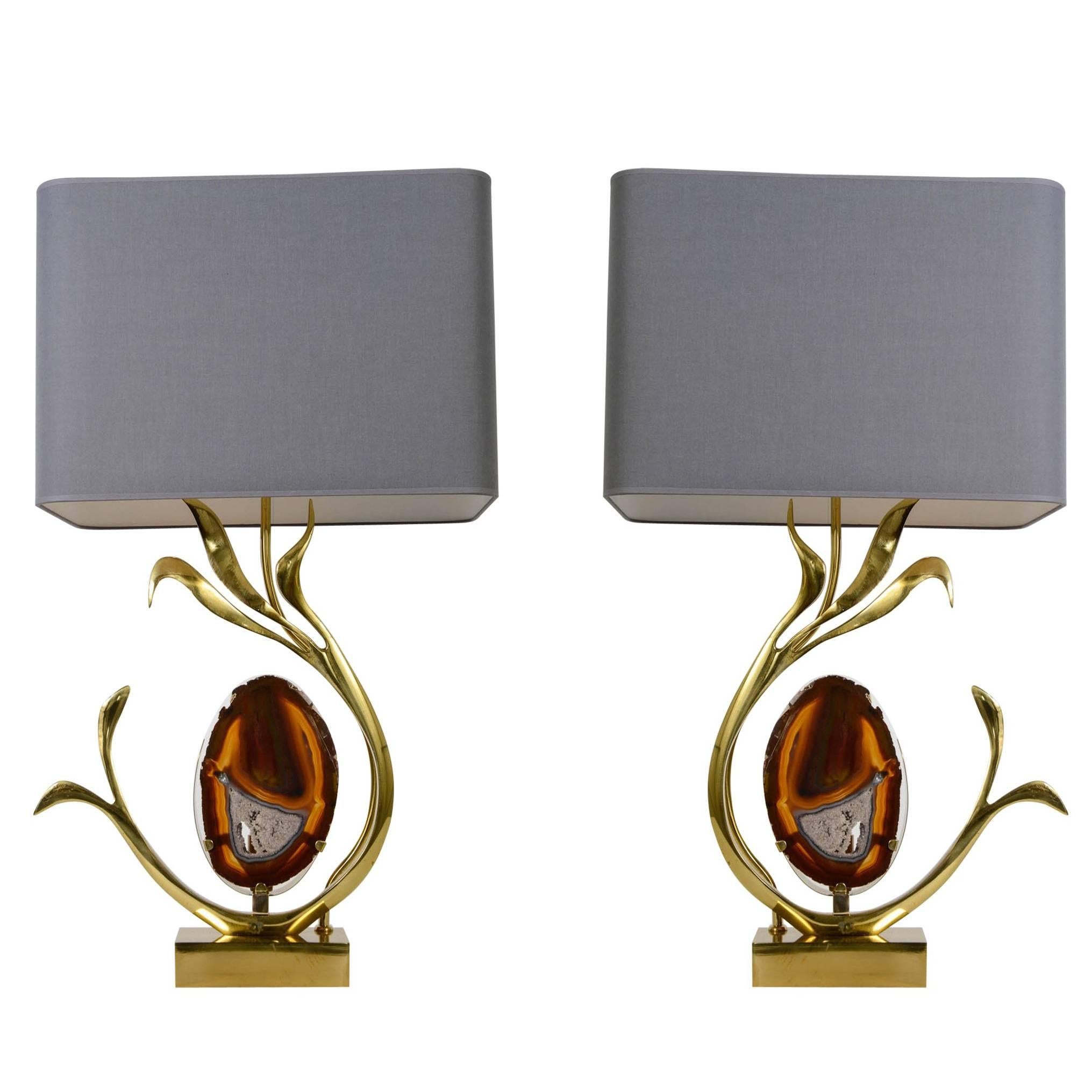 Pair of Lamps Designed by Willy Daro