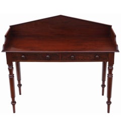 Antique William IV circa 1835 Mahogany Desk or Writing Table