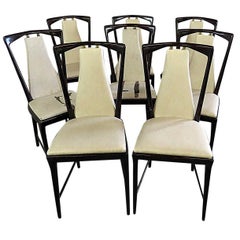 Set of Eight Dining Room Side Chairs