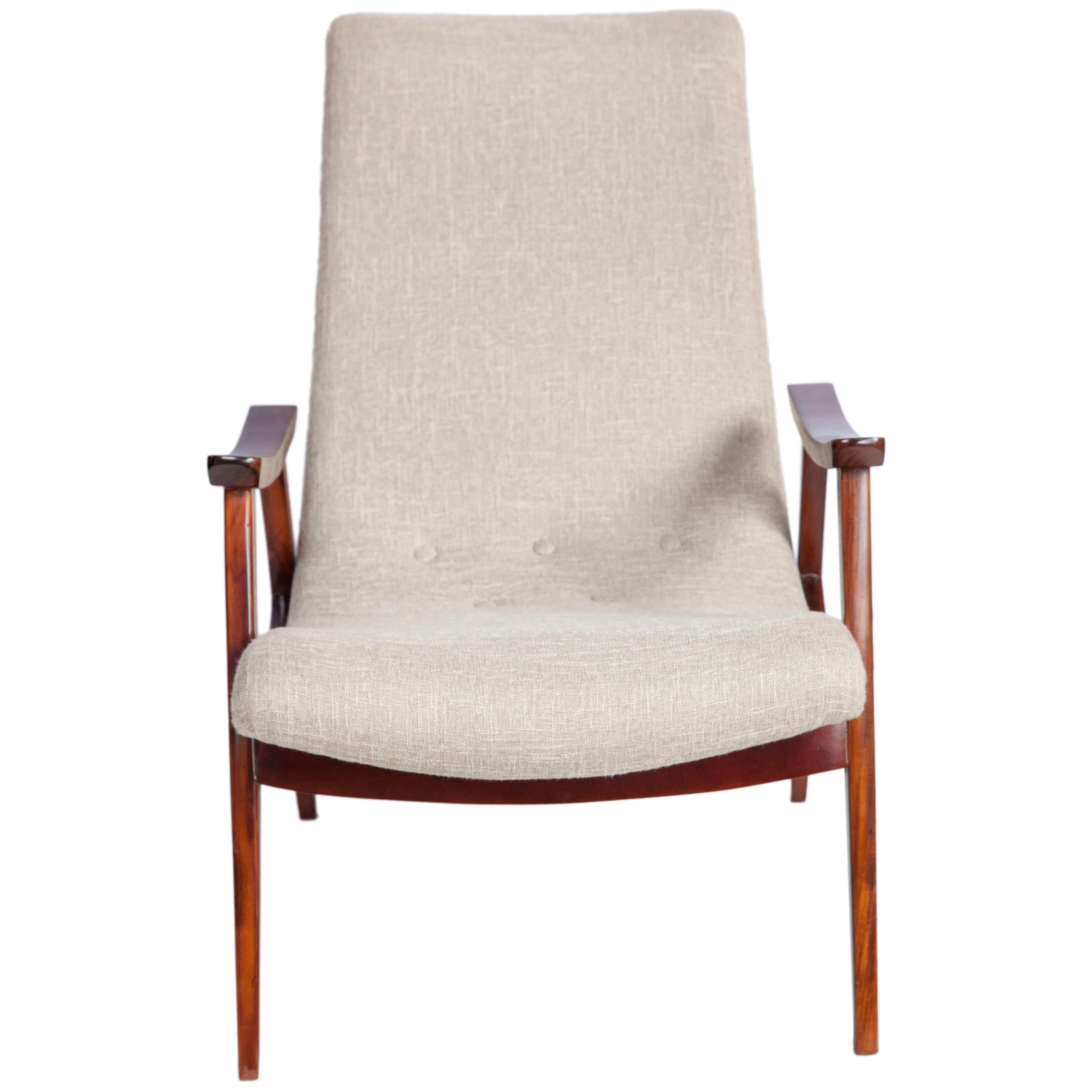 Mid-Century Modern Brazilian Armchair by Gelli