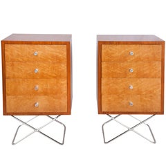 Brazilian Mid-Century Modern Nightstands in Caviuna Wood