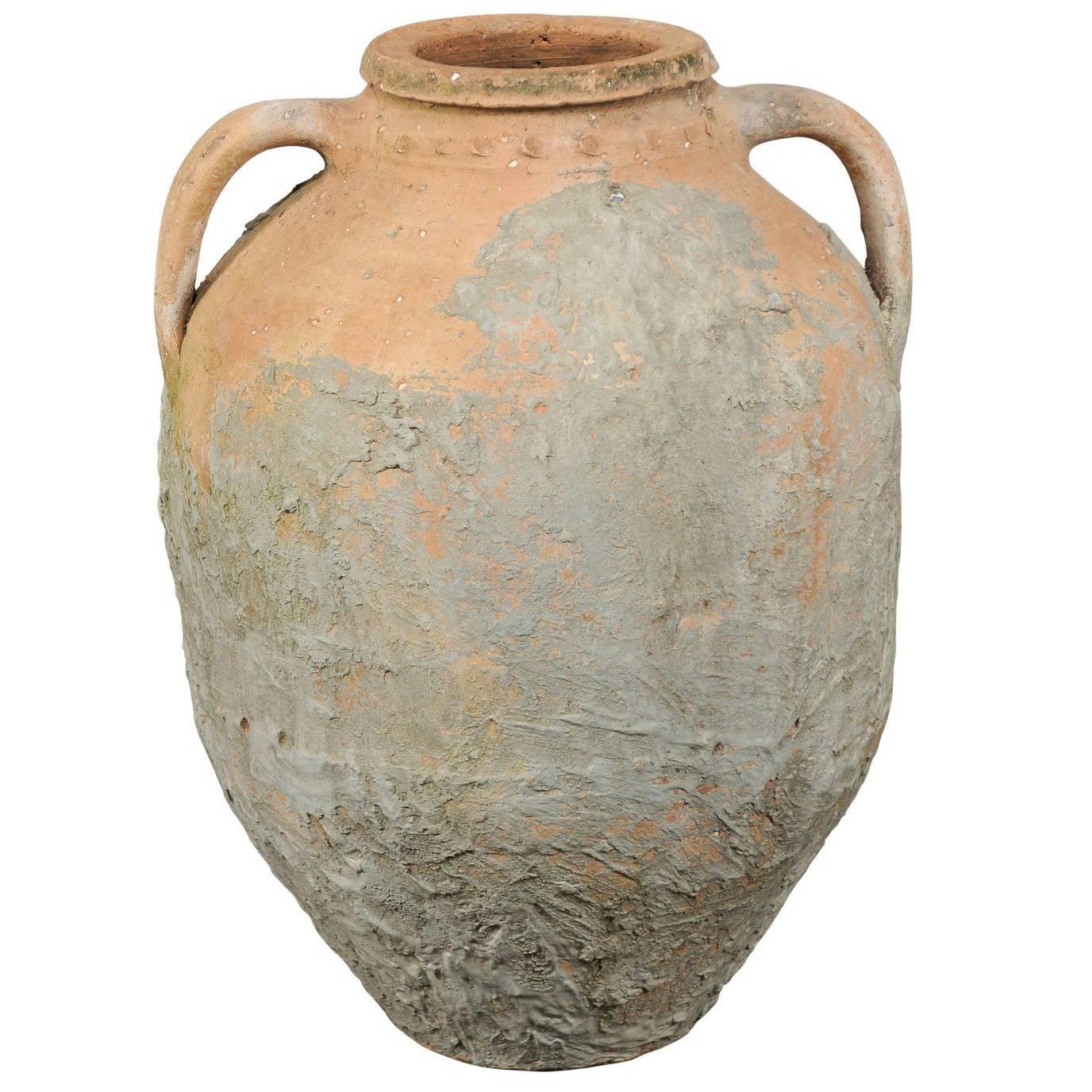 19th Century Mediterranean Probably Greek Olive Jar For Sale