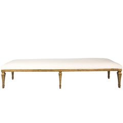 White Upholstered Bench