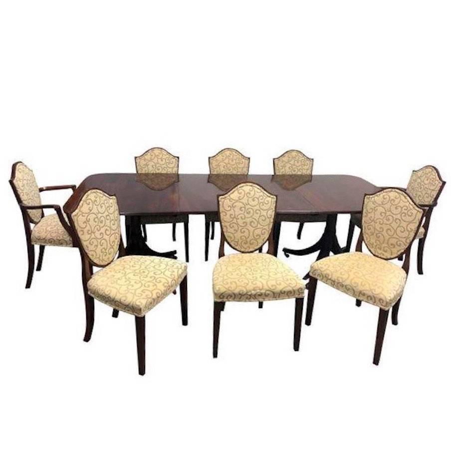 William Tillman Dining Table and Eight Chairs